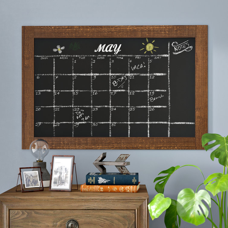 17 Stories Wall Mounted Chalkboard & Reviews Wayfair